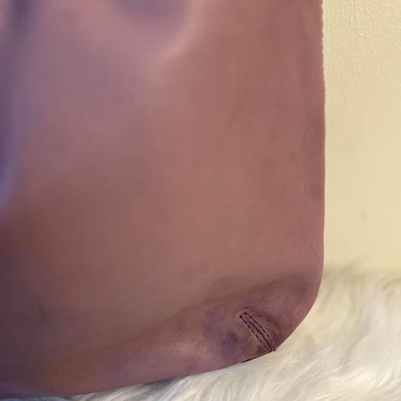 Coach Purple Leather Ergo 33 - Picture 2 of 10